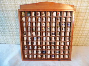 Thimbles in a case.