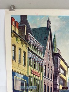 lot 38 image: Vintage Mid Century 1950s-60s DENMARK Travel Poster 