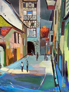 lot 34 image: FANTASTIC Vintage Mid Century 1950s-60s FRACE Travel Poster 