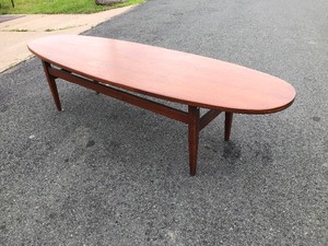 lot 48 image: Very Nice Mid Century Surfboard Coffee Table