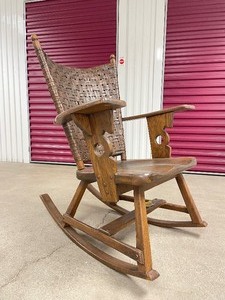 lot 55 image: Excellent Vintage 1950s Signed OLD HICKORY Rocker
