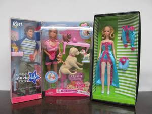 lot 151 image: Brand New BARBIE Ken & Francie Dolls