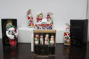 lot 152 image: Great Lot of CRISTOPHER RADKO Glass Christmas Ornaments