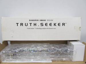 lot 162 image: Like-New or New Sharper Image TRUTH SEEKER Human Voice Analyzer
