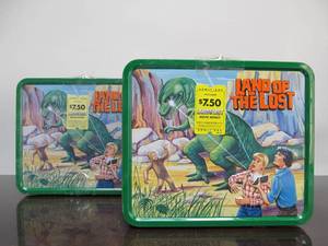 lot 169 image: Land of The Lost Special Edition Promotional Metal Lunchbox Box Sets - One Complete One Sealed