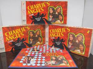 lot 124 image: Lot of 3 Vintage CHARLIES ANGELS Board Games