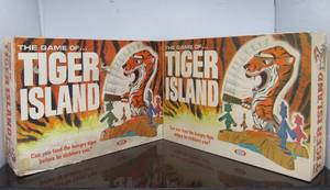 lot 128 image: Pair of Large Vintage 1966 TIGER ISLAND Board Games