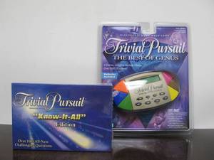 lot 145 image: Factory Sealed TRIVIAL PURSUIT Board Game & Electronic Game