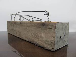 lot 70 image: Large Antique Homemade Rodent Trap