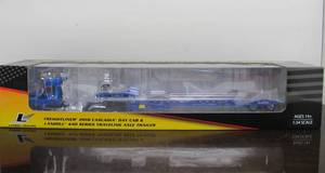 lot 238 image: Large New in Box LANDOLL 440 Series Diecast Traveling Axle Trailer Semi Truck