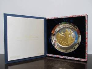 lot 250 image: 1974 Franklin Mint STERLING SILVER Bicentennial Plate