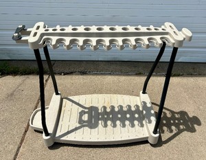 lot 288 image: Suncast Lawn & Garden Tool Storage Rack