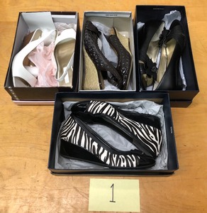 lot 291 image: 4 Pairs of New & Unused Ladies Shoes - Size 8 or 8.5 - Lot #1