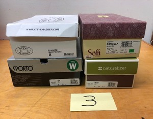 lot 293 image: 4 Pairs of New & Unused Ladies Shoes - Size 8 or 8.5 - Lot #3