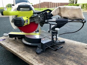 lot 365 image: Excellent Working RYOBI Model TSS120L Miter Saw