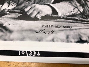 lot 368 image: 3 Old Time Black & White Native American Photos