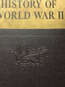 lot 380 image: Large Vintage 1946 Photographic History of WW2 Hardcover Book