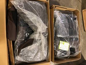 Favor Brown Recliner with Zero Gravity, Full Body Air Pressure, Bluetooth, Heat and Foot Roller Massage Chair Customer Returns See Pictures