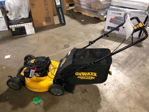 DEWALT 21 in. 150cc Briggs and Stratton 625ex Engine Rear Wheel Drive 2-in-1 Gas Self Propelled Walk Behind Lawn Mower in working Conditions Customer Returns See Pictures