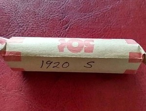 1920-S Wheat Penny Roll