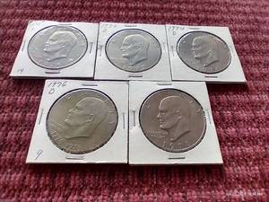(5) Eisenhower Dollars