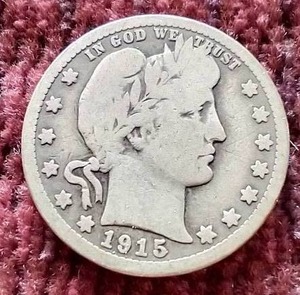 1915 Barber Quarter