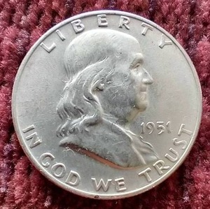 1951-D Franklin Half Dollar