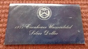 1971 Uncirculated Eisenhower Silver Dollar