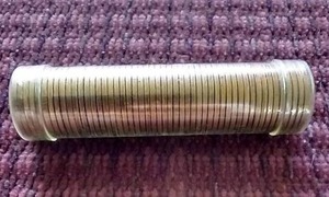 1954-S Wheat Penny Roll - Appears Red Uncirculated