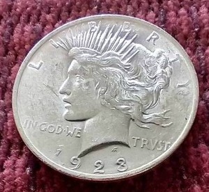 1923 Peace Dollar