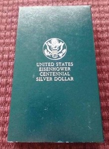 1990 Eisenhower Commemorative Silver Dollar