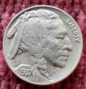 Nicer 1937 Buffalo Nickel