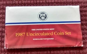 1987 U.S. Mint Uncirculated Set