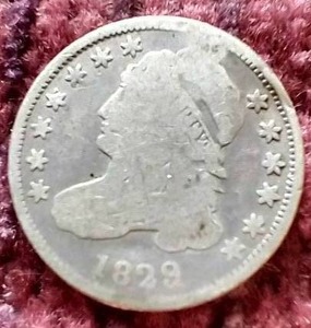 1829 Capped Bust Dime