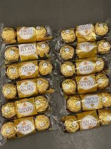 lot 22 image: Lot of Ferrero Rocher Hazelnut Chocolates - 24 Pieces