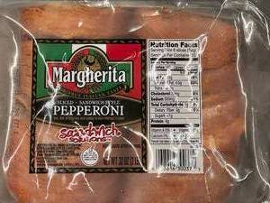 lot 51 image: Margherita Sliced Sandwich Style Pepperoni, 2 Lbs