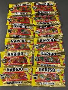 lot 54 image: Lot of 14 Haribo Goldbears Gummi Candy Share Bags