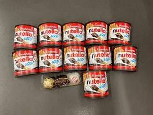 lot 81 image: Lot of Nutella & Go with Breadsticks and Ferrero Collection Assorted Chocolates