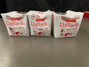 lot 87 image: Lot of 3 Confetteria Raffaello Treat Boxes