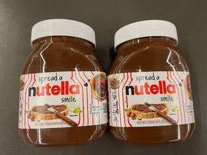 lot 101 image: Lot of 2 Nutella Hazelnut Spread with Cocoa - 26.5 oz Jars