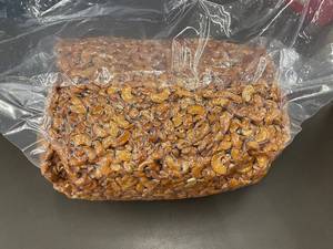 lot 102 image: Bulk Honey Roasted Cashews Halves & Pieces 12 pound Bag
