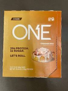 lot 199 image: ONE Protein Bars, Cinnamon Roll Flavor - 12 Pack