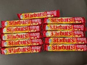 lot 225 image: Lot of 12 Starburst Original Fruit Chews Packs