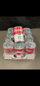 lot 240 image: Lot of 12 Campbells Cheddar Cheese Soup Cans