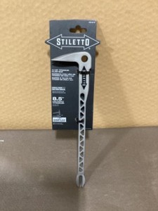 Stiletto 12 in. Titanium Clawbar Nail Puller with Dimpler Customer Returns See Pictures