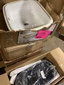 Lot of Assorted Bathroom Sinks Various Models and Conditions Customer Returns See Pictures