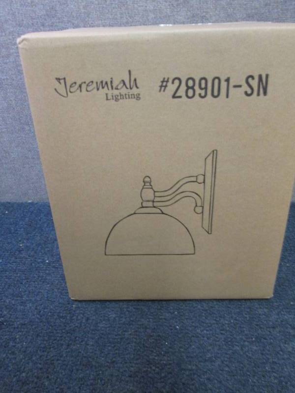 lot 174 image: Jeremiah Lighting 28901SN 1 Lt Vani...