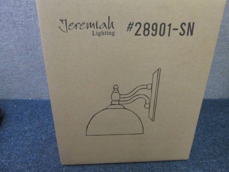 lot 177 image: Jeremiah Lighting 28901SN 1 Lt Vani...