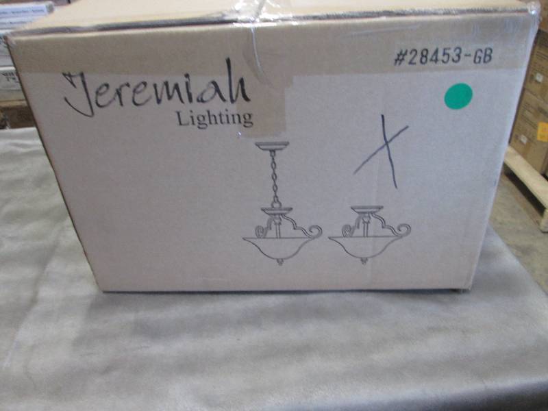 lot 264 image: Jeremiah Lighting (28553-gb) Willow...