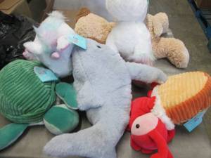 lot 76 image: 6 Larger Plush...